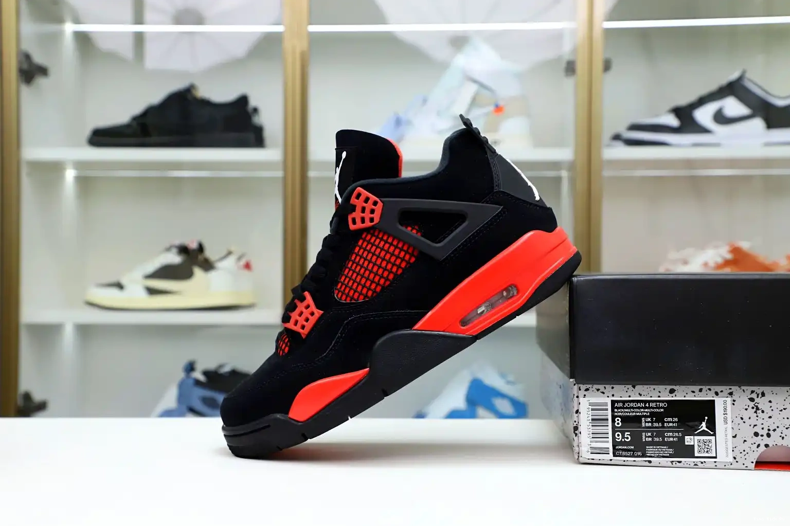 'RED THUNDER' AIR RETRO JORDAN 4 Kimikick 0819